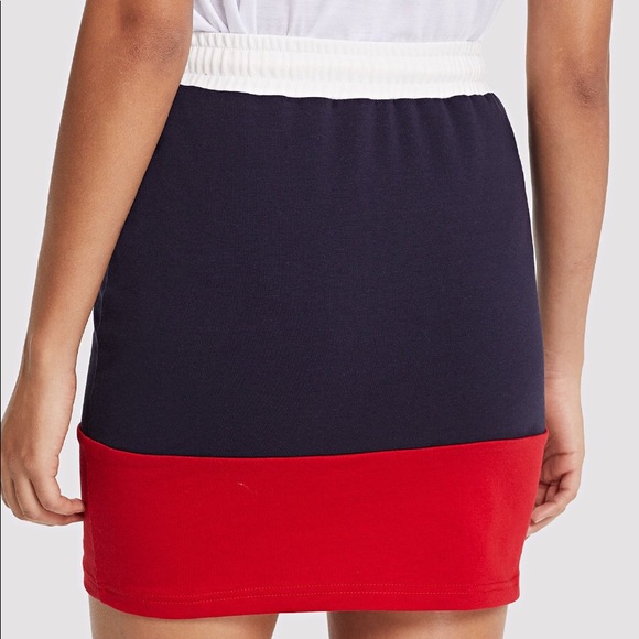 🆕Drawstring waist USA casual weekend skirt flag - Picture 5 of 7